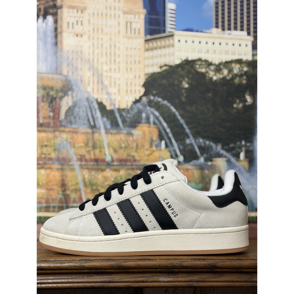 Adidas Campus 00s Women's Crystal White Black GY0042 Size 10